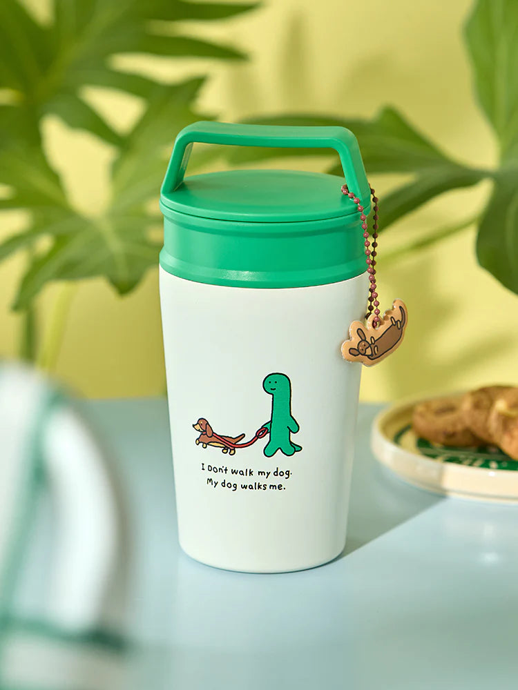 Joguman Studio Handle Tumbler (320mL) Daily Drinkware (Throw Away)