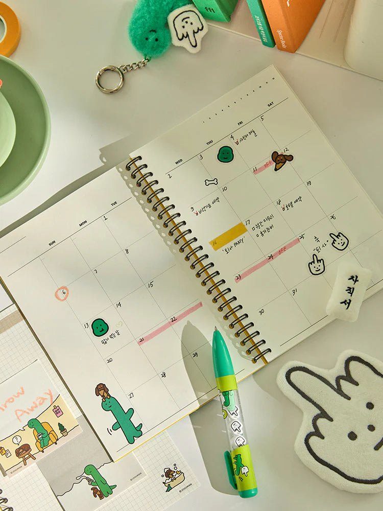 Joguman Studio Planner (4months) & Goal Achievement Stickers (Throw Away)