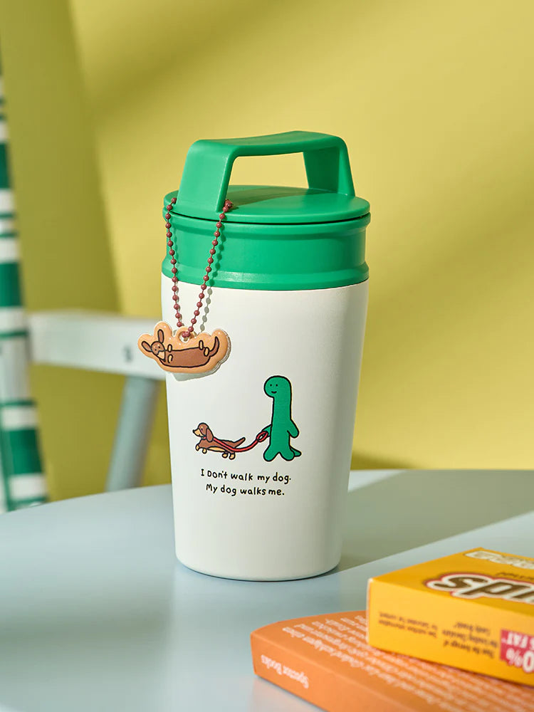 Joguman Studio Handle Tumbler (320mL) Daily Drinkware (Throw Away)