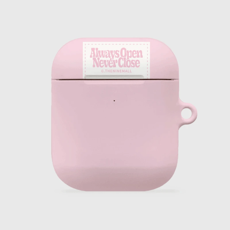 Pastel Color Label Airpods Case (Hard 硬殼) (9色)