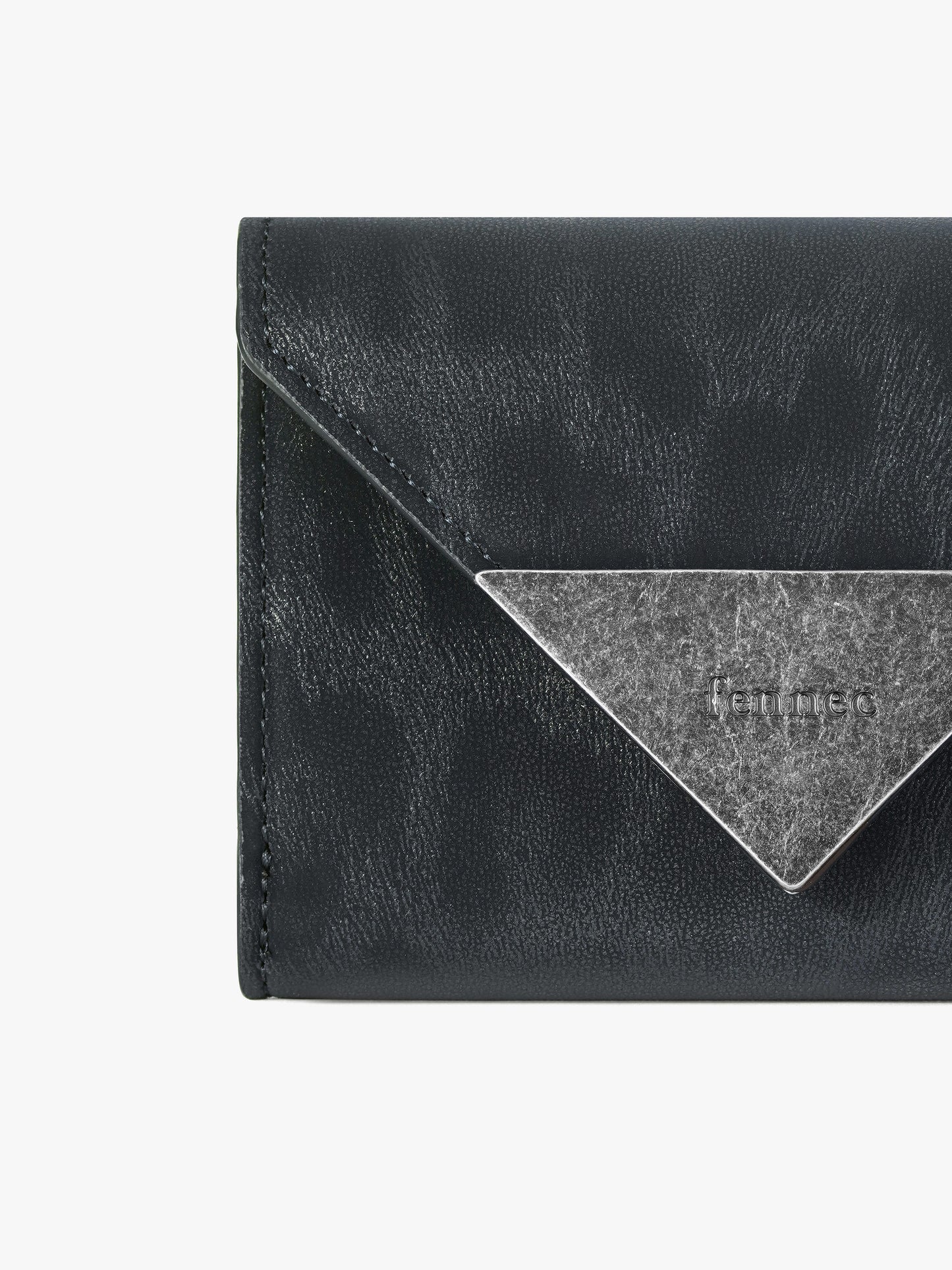 Fennec Matt Triangle Wallet - Leopard Navy