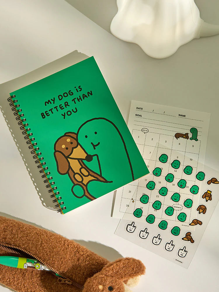 Joguman Studio Planner (4months) & Goal Achievement Stickers (Throw Away)
