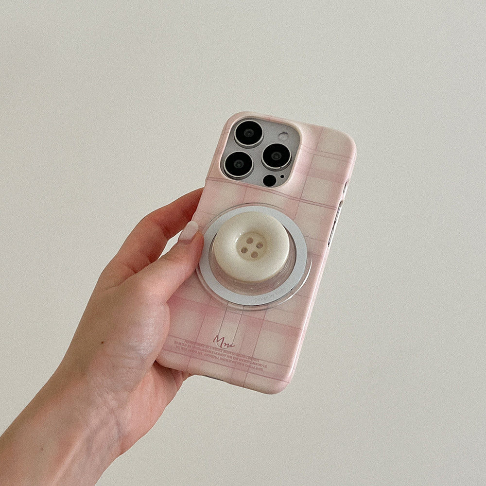 Vintage Pink Beige Phone Case (Magsafe Hard)