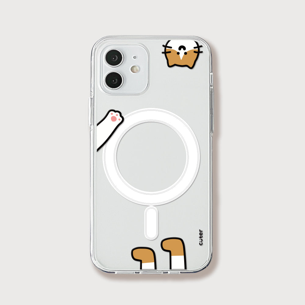 Cuter Cheese Cat Pieces Magsafe Case