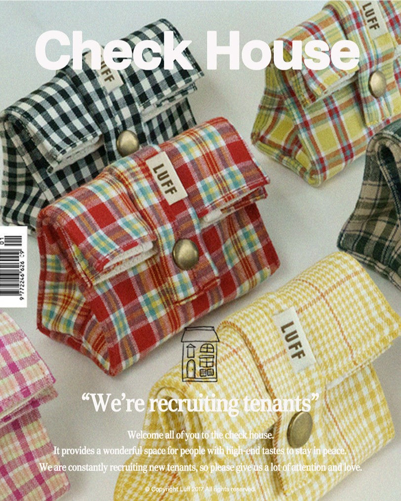 Luff baby pocket - checkhouse 格仔 (8色)