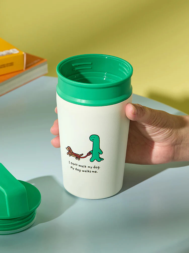Joguman Studio Handle Tumbler (320mL) Daily Drinkware (Throw Away)