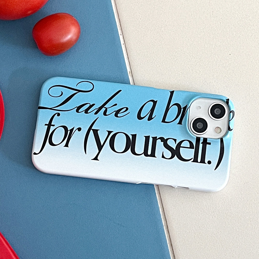 Take A Break Phone Case (Hard 普通硬殼) (3色)