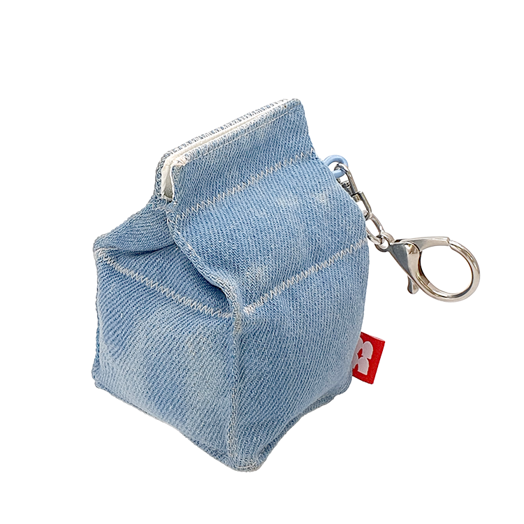 Momello Ocean Denim Mini Milk Keyring Pouch