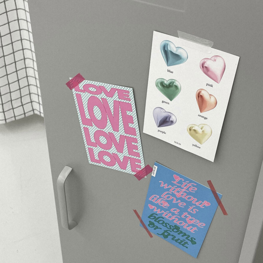 【現貨95折】Bit by Bit Love Postcard Set
