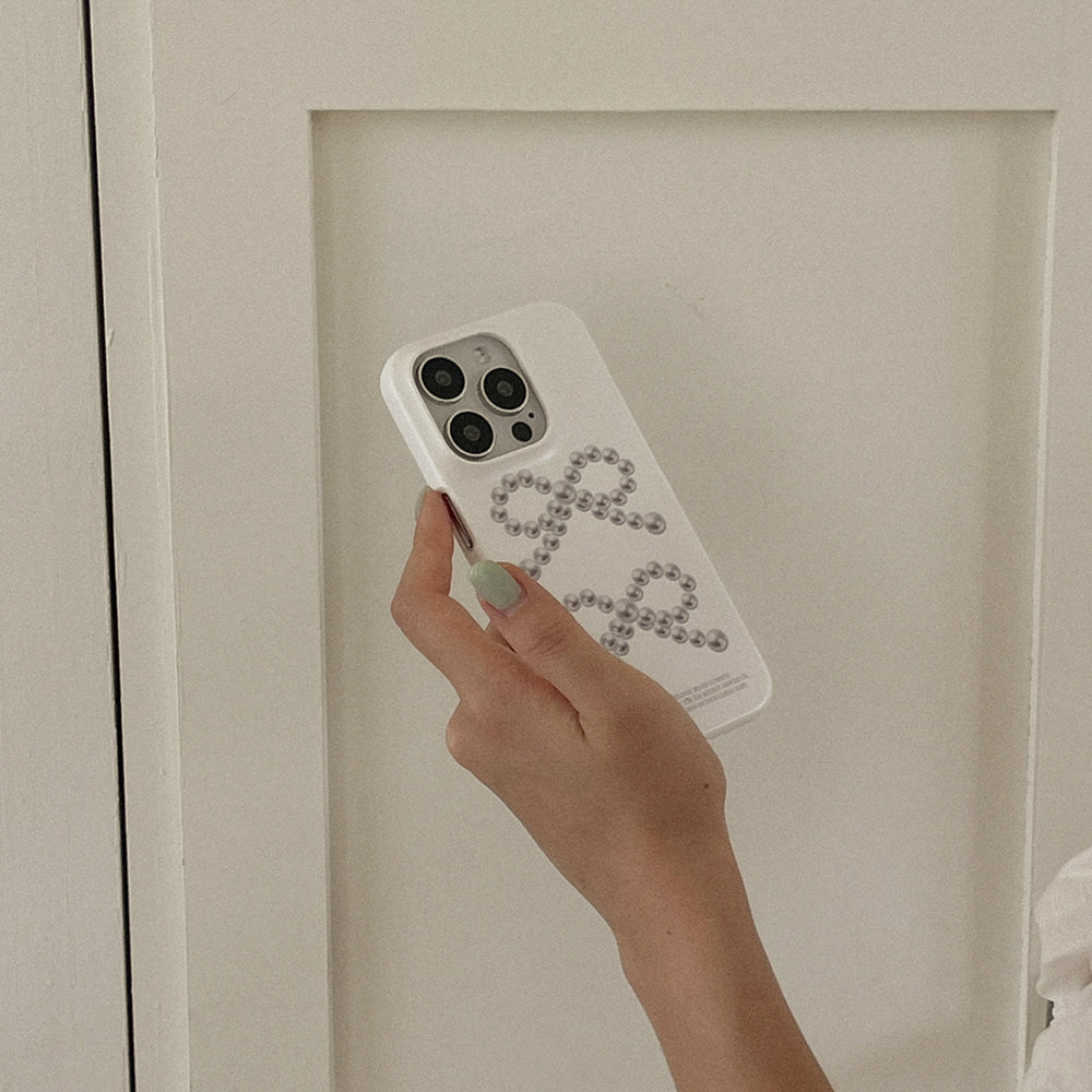 Pearl Glow Phone Case (Hard/Card Storage/Magsafe) (3色)