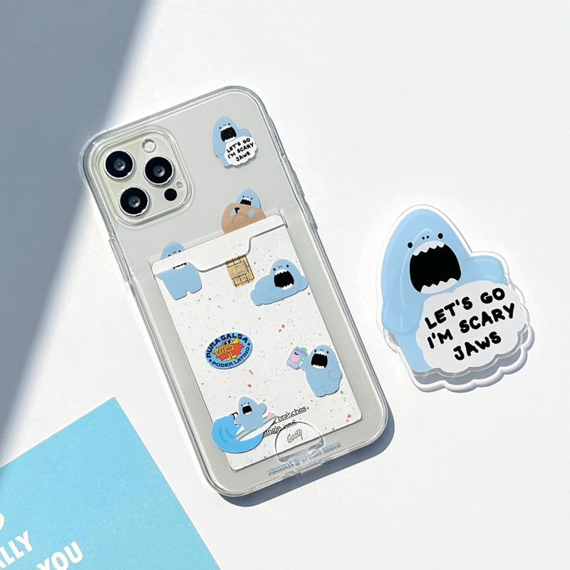 548 Summer Jaws (Card Pocket Jelly Case 透明插卡款)