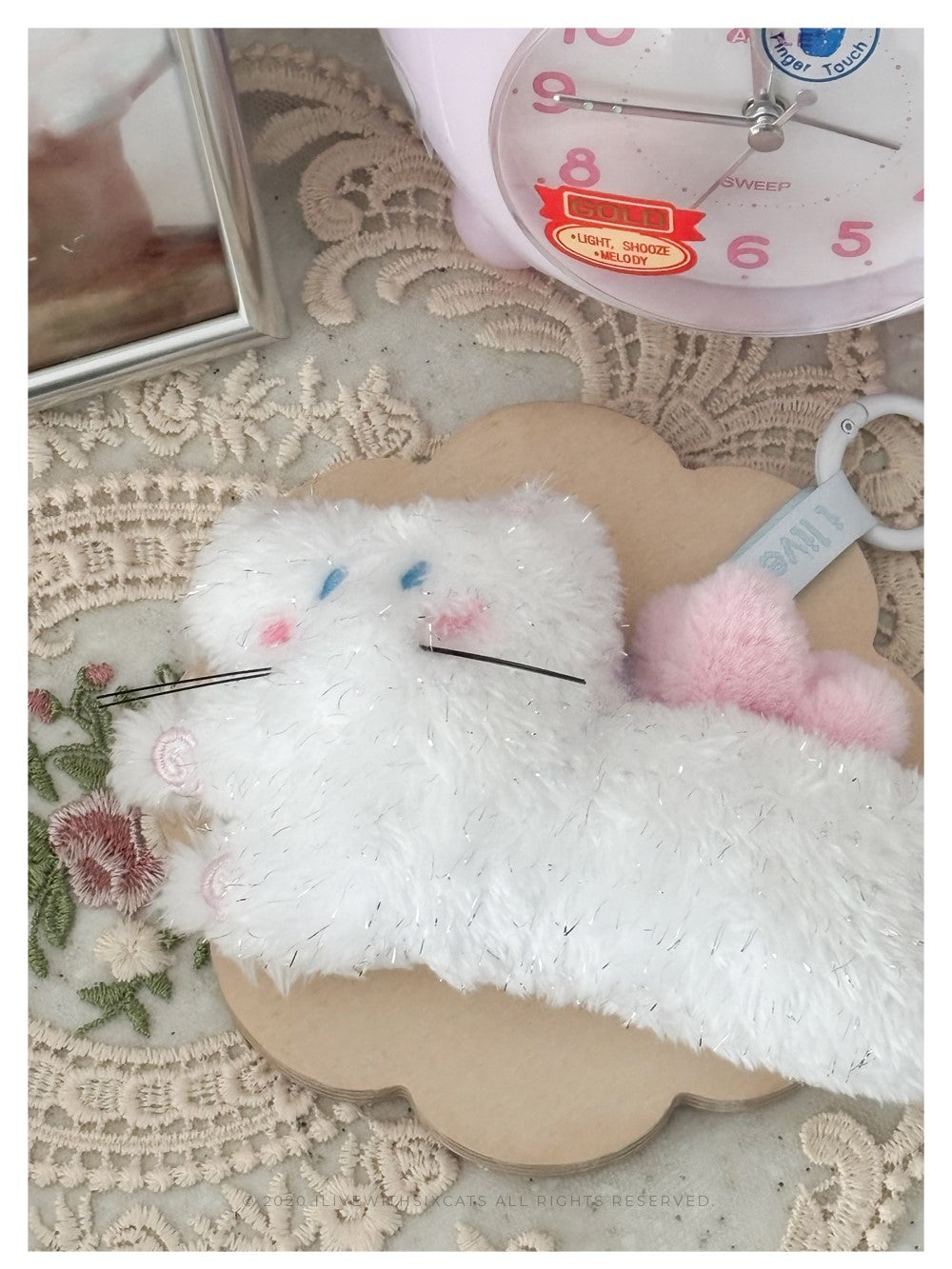 I live with six cats ˚ ₊‧꒰ა Dreamy Buddy Mandon ໒꒱ ‧₊˚ Doll keyring