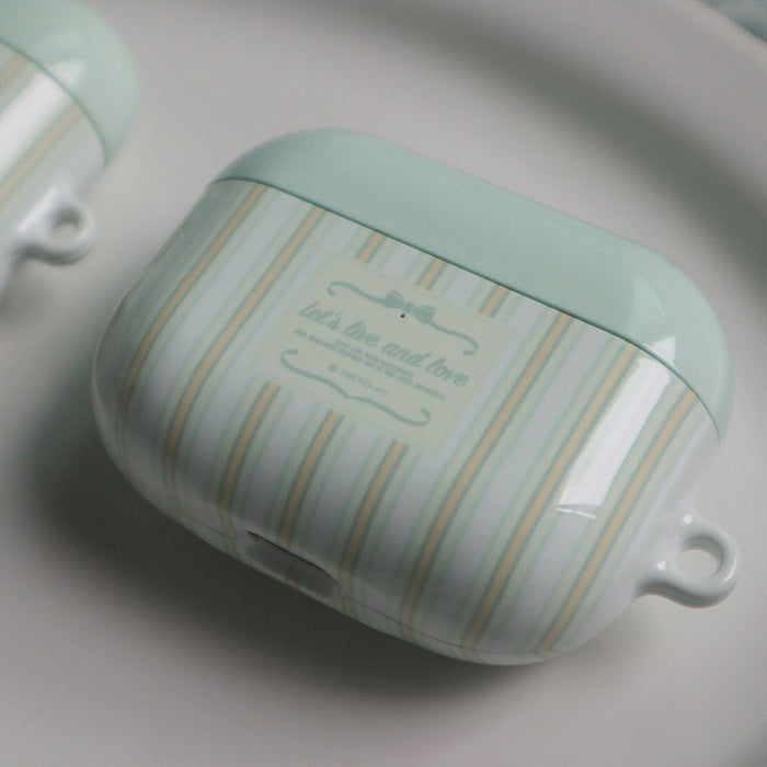 HIOO.kr Pajamas-melon airpods case (Glossy hard)
