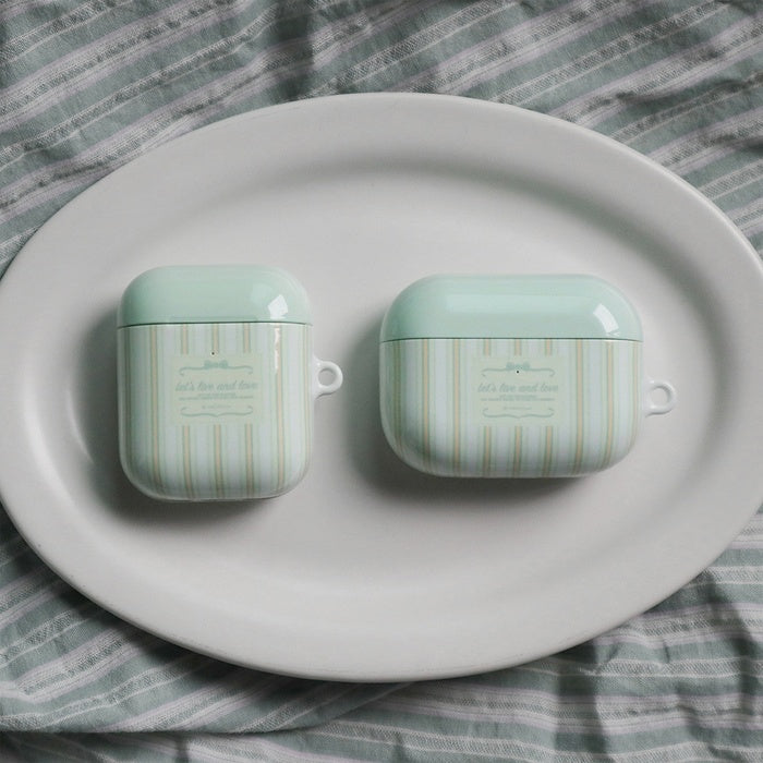 HIOO.kr Pajamas-melon airpods case (Glossy hard)
