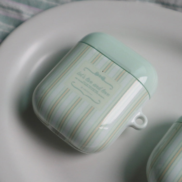 HIOO.kr Pajamas-melon airpods case (Glossy hard)