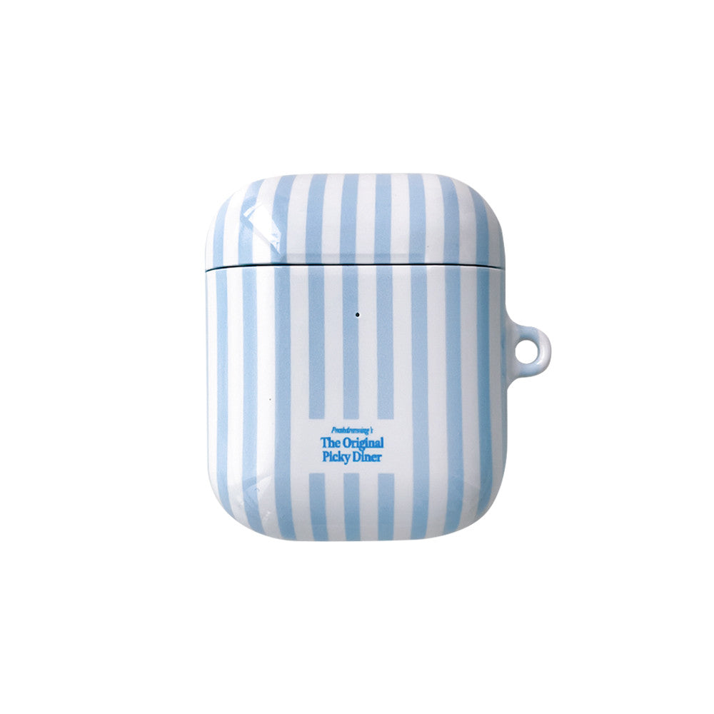 Peakdrawing Slim sky stripe airpod hard case