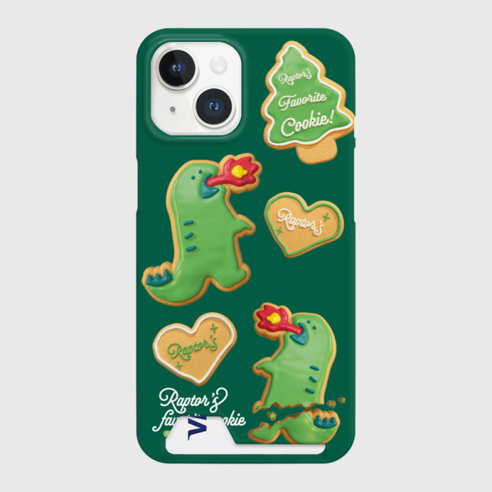 Raptor Cookie Pattern Phone Case (Hard/Card Storage)