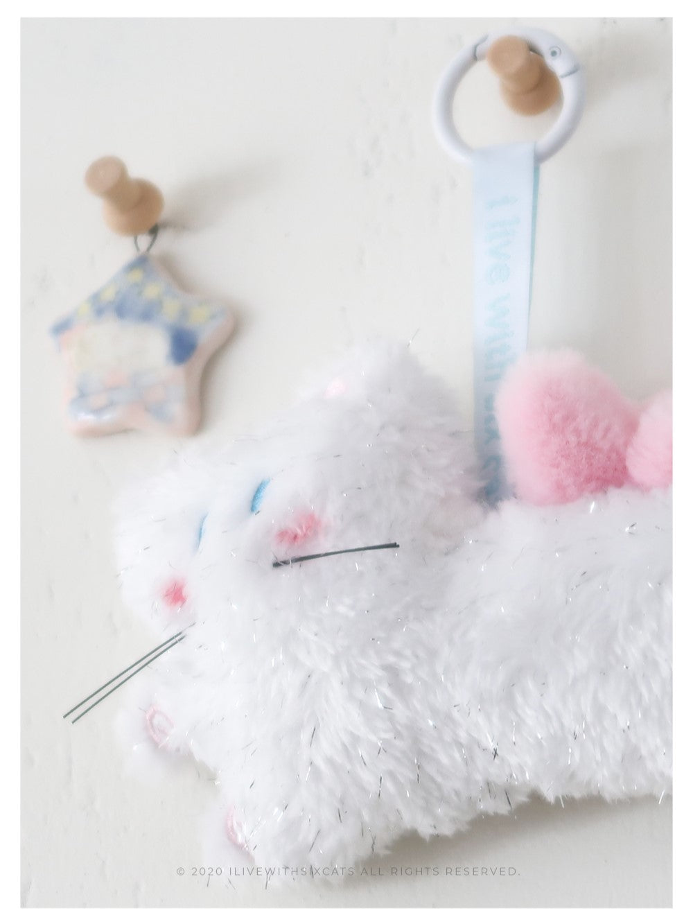 I live with six cats ˚ ₊‧꒰ა Dreamy Buddy Mandon ໒꒱ ‧₊˚ Doll keyring