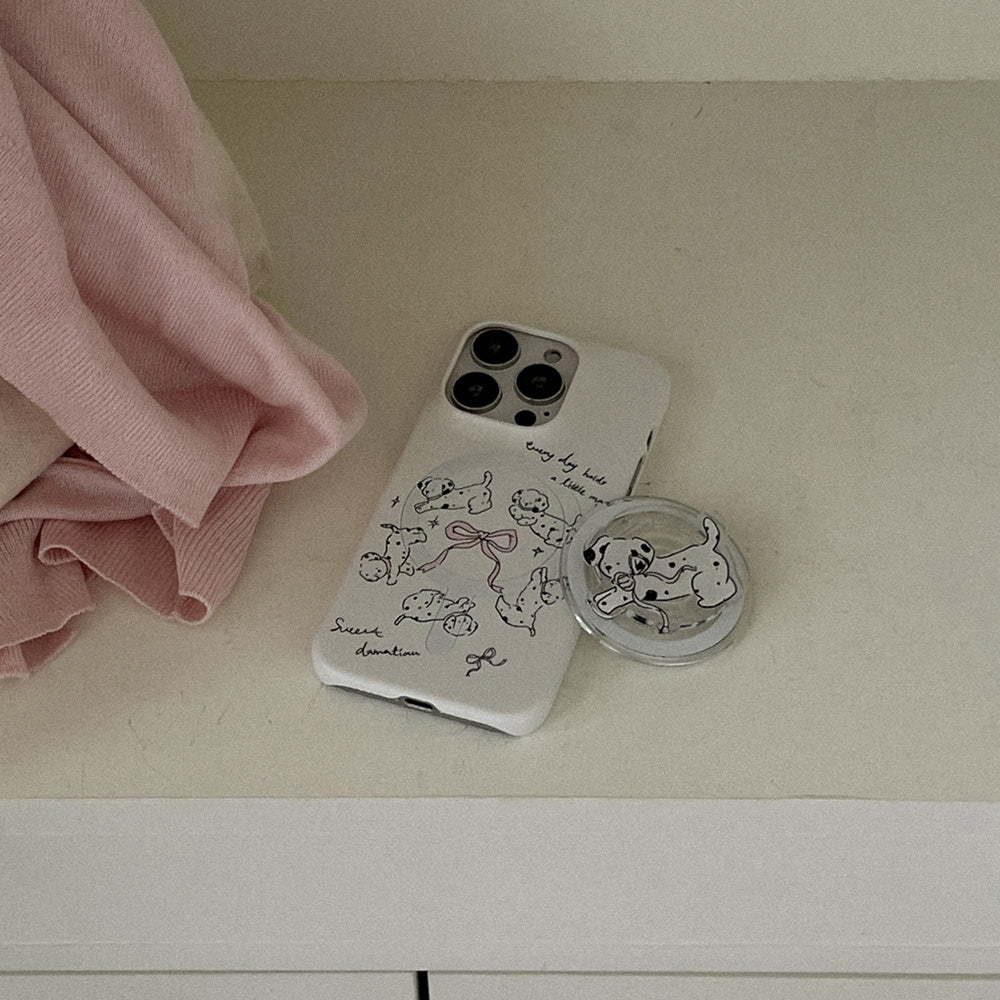 Dalmatian Dream Phone Case (Hard/Card Storage/Magsafe) (2色)