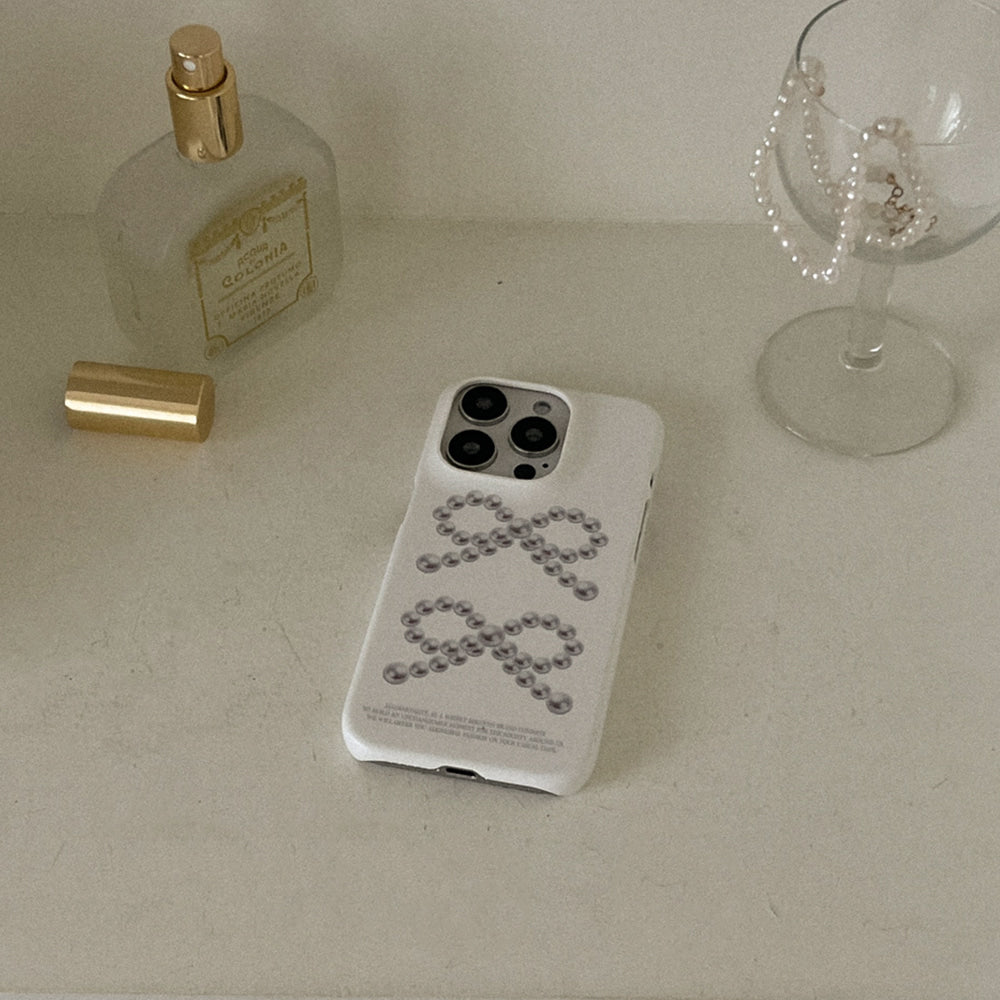 Pearl Glow Phone Case (Hard/Card Storage/Magsafe) (3色)