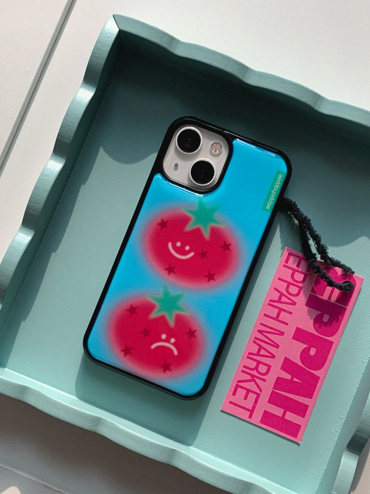 Eppah Emotional Tomato Case (Epoxy bumper/Glass/Magsafe)