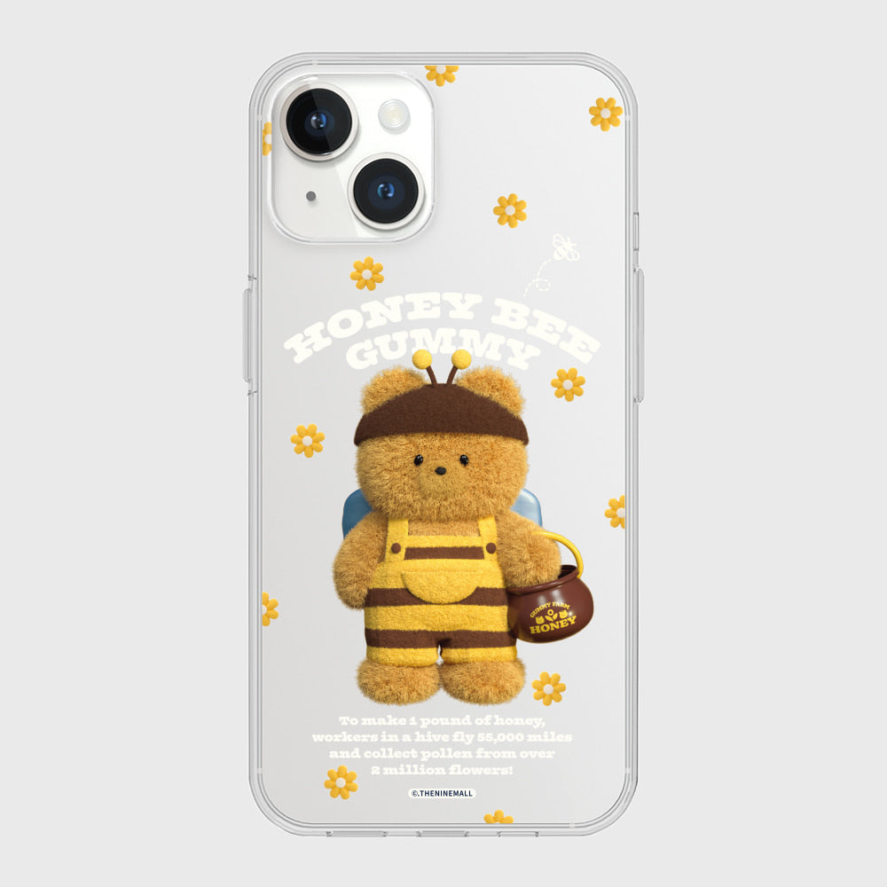 Honey Bee Gummy Phone Case (Clear 透明殼)