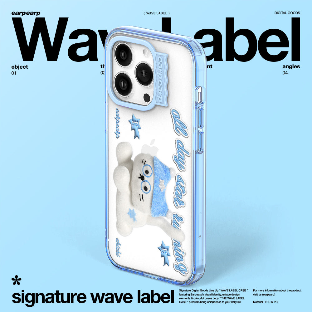 STAR HAT CHICHI-SKY BLUE (Wave Label Clear Case)