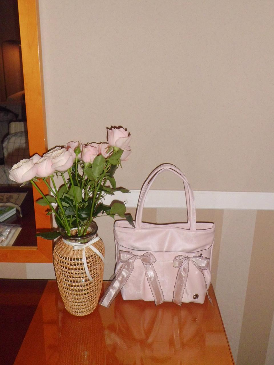 Ovuni Mini Easy Ribbon Bag_Pale pink