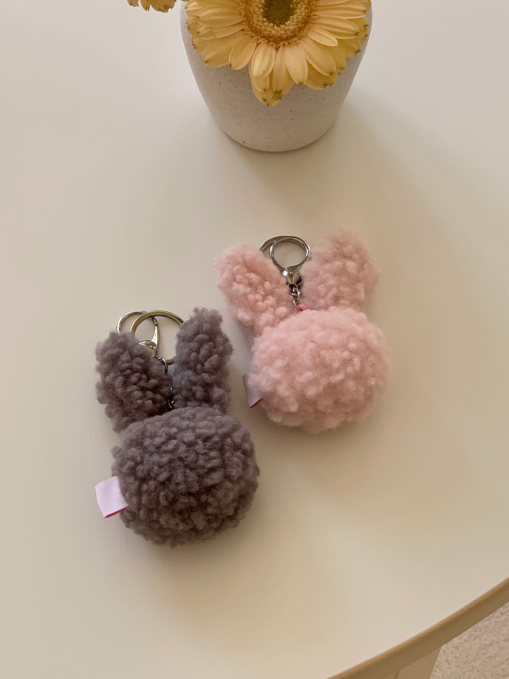 Olivet Rabbit Face Keyring (2色)