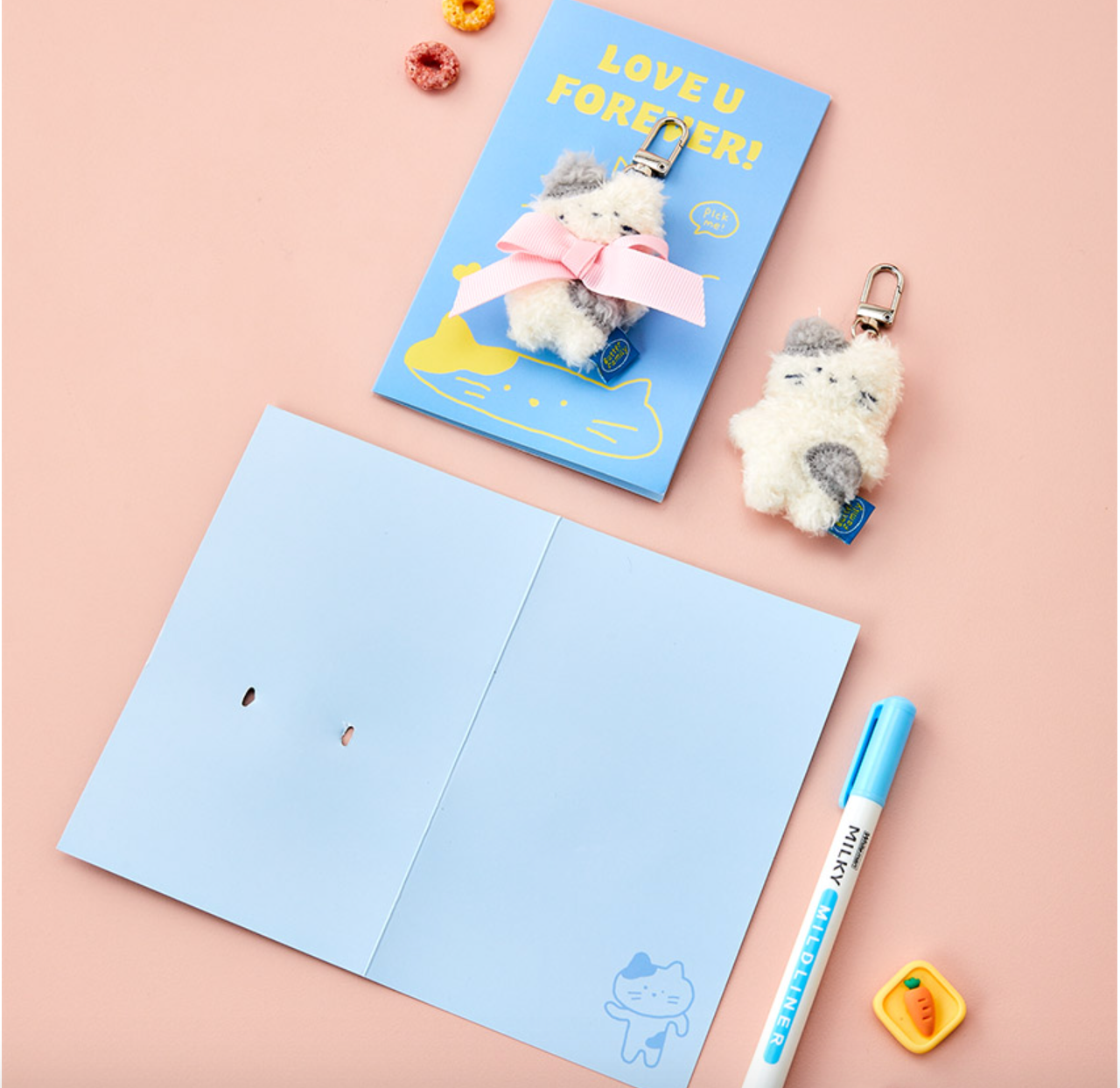 【現貨95折】Butter Shop Mini Keyring Card Set (3款)