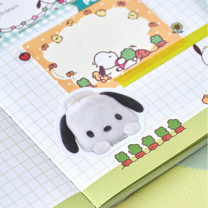 Sanrio Pompom Tin Case Sticker Pack (40P)