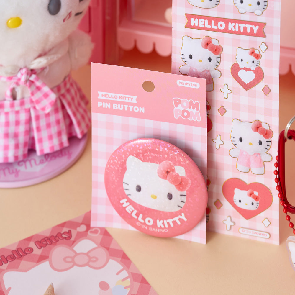Sanrio Pompom Stationery Set 文具套裝 #Hello Kitty