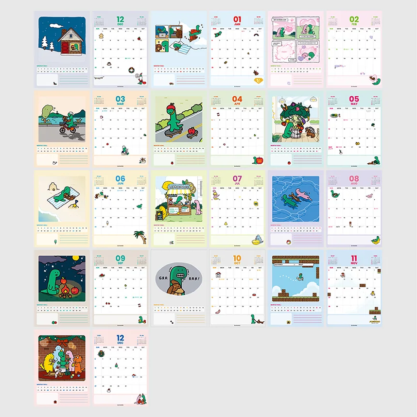 Joguman Studio 2026 Calendar