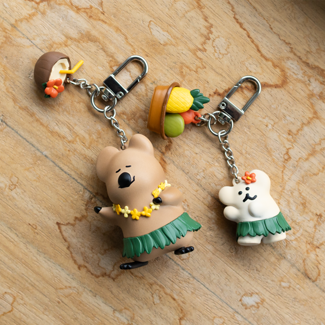【預訂】Dinotaeng Tanning QUOK & BOBO Keychain 變色鎖匙扣