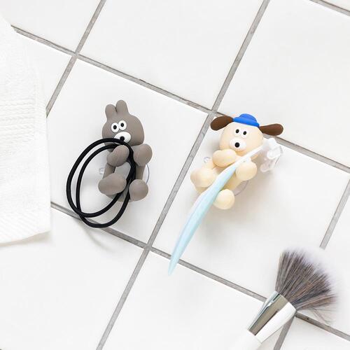 【現貨95折】Brunch Brother Bunny&Puppy Silicone Toothbrush Rack #Puppy