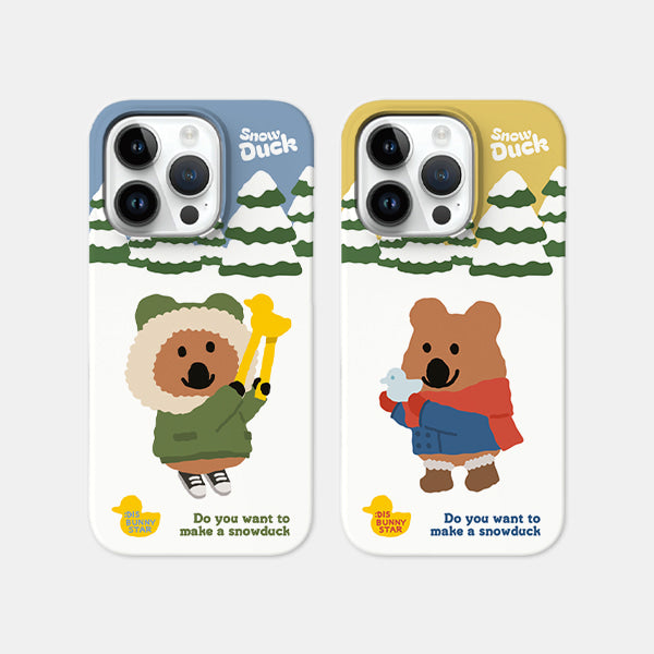 【情侶款💞】Disbunnystar Snow Duck Quokka Phonecase (Hard 硬殼) (2款)