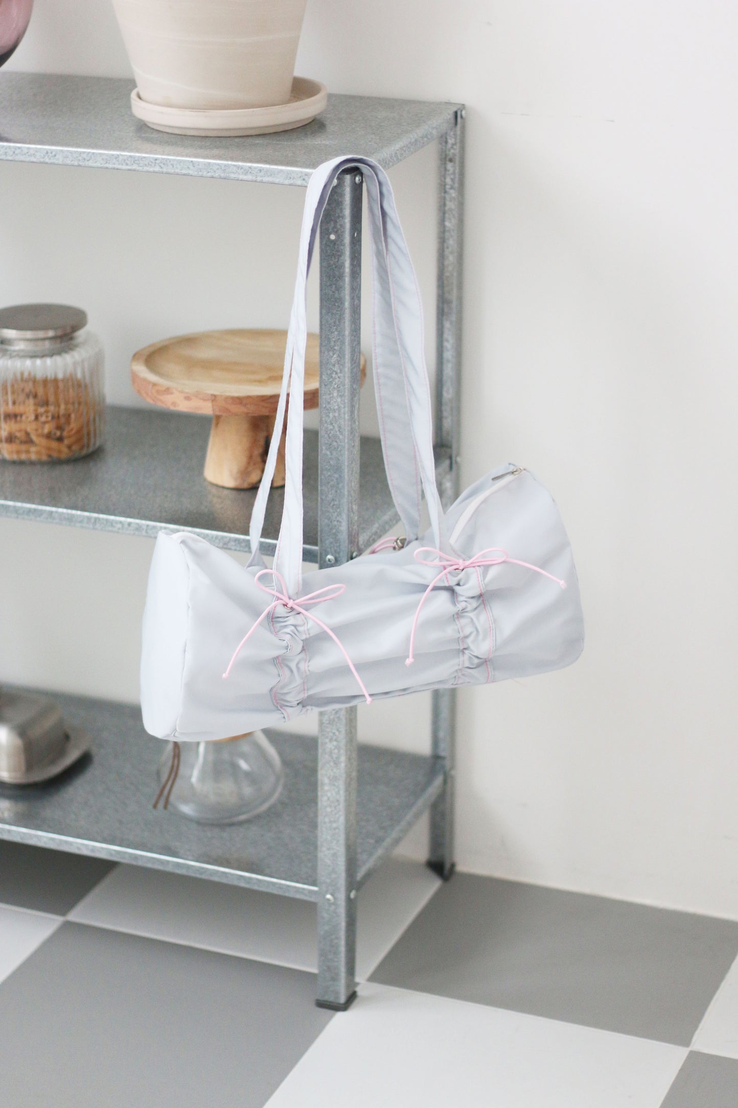 Keike candy bag - grey pink