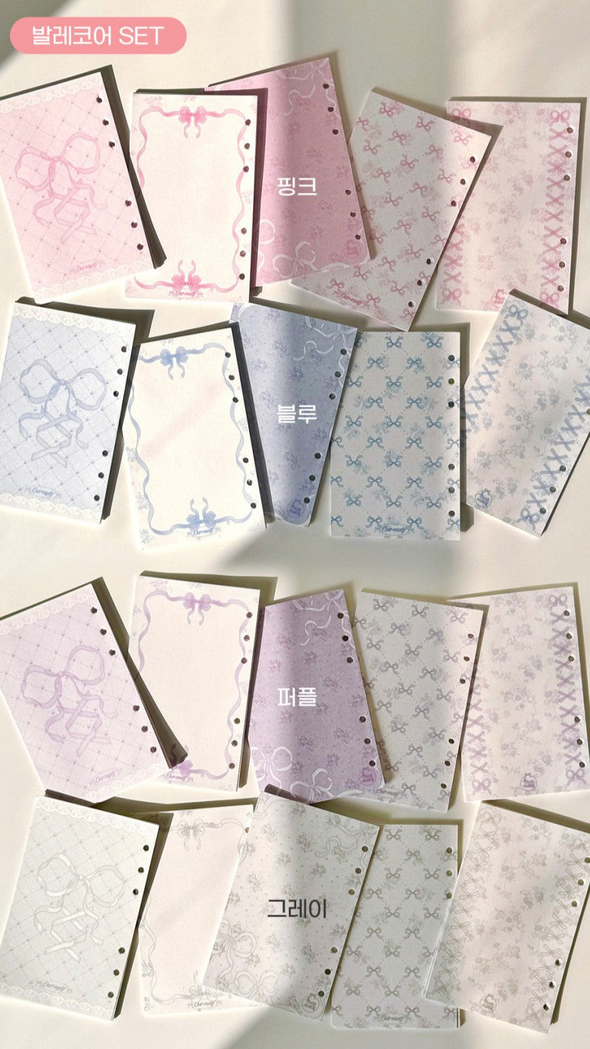 Ourmotif A6 Glitter Binder/Collect Book 3格卡簿