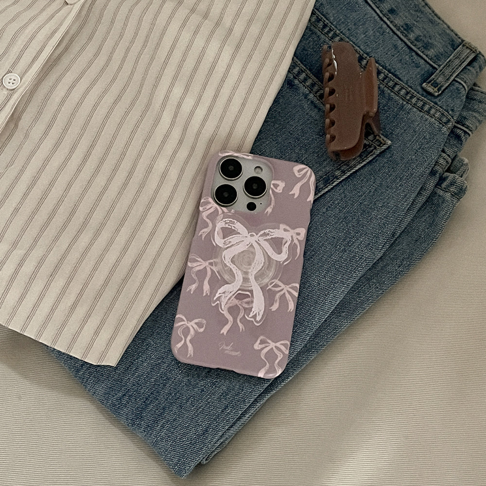 Ballet Ribbon Phone Case (Hard/Card Storage/Magsafe)