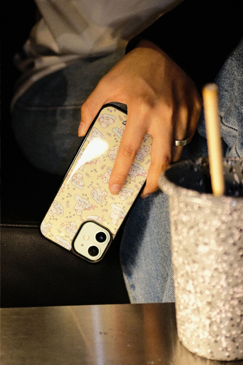 Twiner Sleepy Lamb Phone Case (Epoxy)