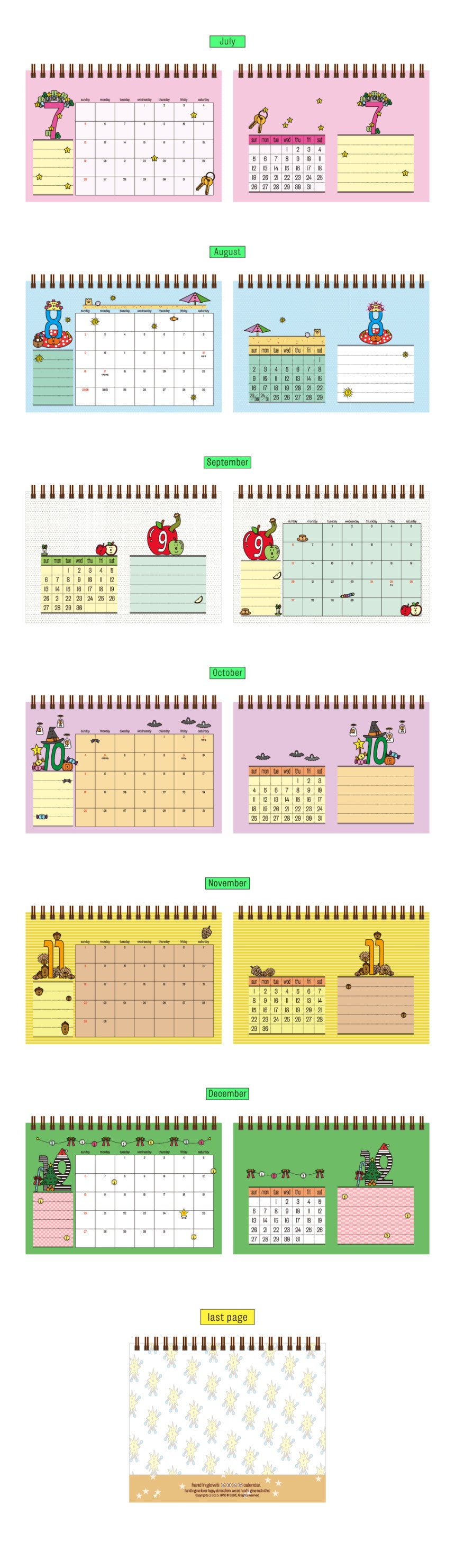 Hand In Glove 2026 Desk Calendar