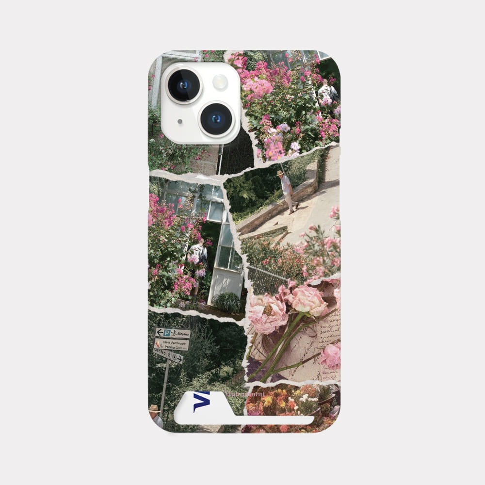 Floral Garden Collage Phone Case (Hard/Card Storage)