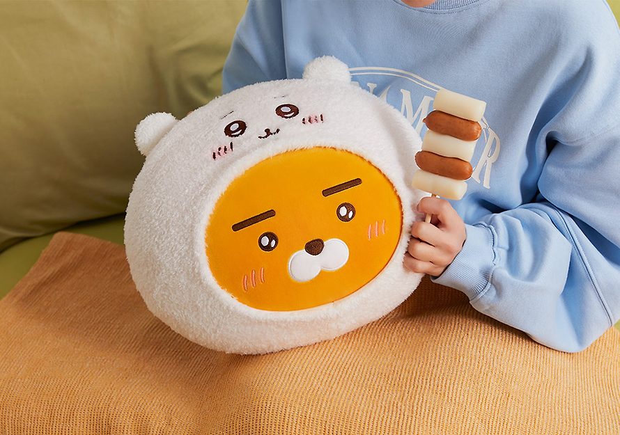Chiikawa X Kakaofriends Face Cushion 攬枕