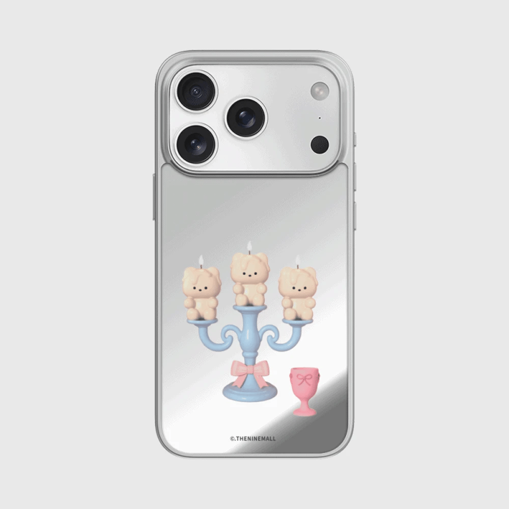 Sweet Candle Gummy Phone Case (Mirror silver bumper case)