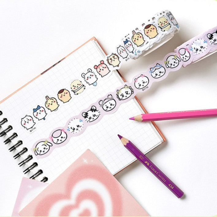 Chiikawa Glitter Die-cut Masking Tape Set