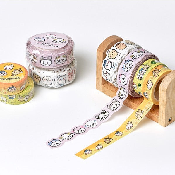 Chiikawa Glitter Die-cut Masking Tape Set