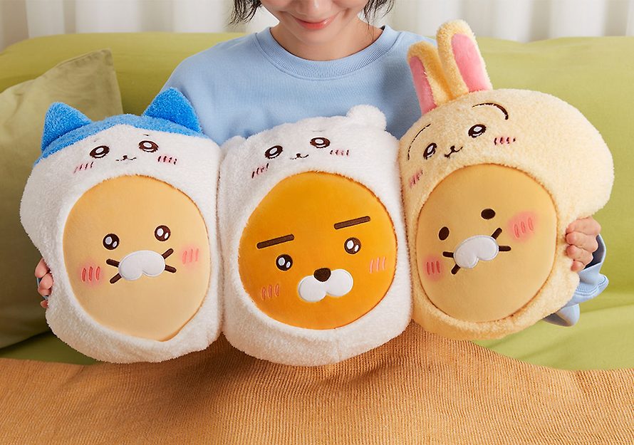 Chiikawa X Kakaofriends Face Cushion 攬枕