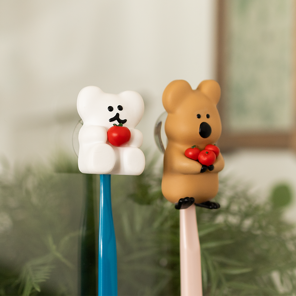 Dinotaeng Apple Apple Toothbrush Holder