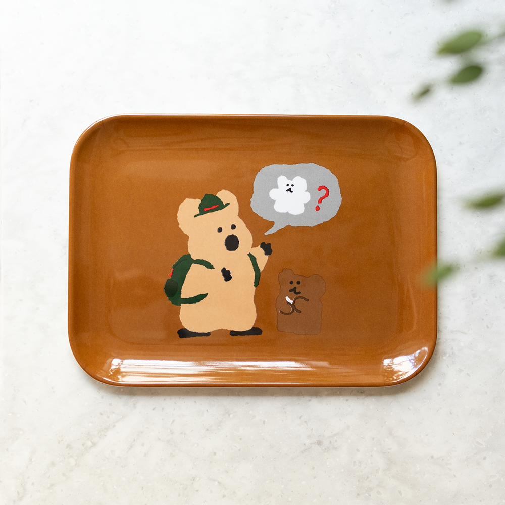 Dinotaeng Quokka & BOBO in the Woods Tray