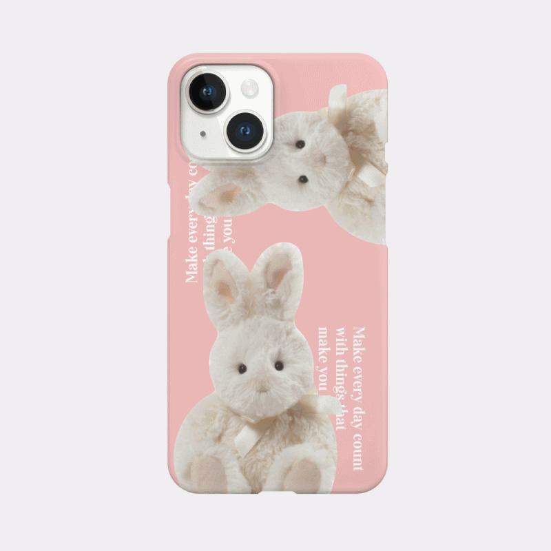 Make Happy Bunny Phone Case (Hard 普通硬殼) (2色)
